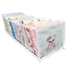 Colmeia Organizadora Premium de gaveta P 10x12x35cm branca com 10 espaços - Maison Plus