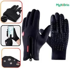 Luva Térmica Unissex Impermeável para Moto e Bike com Touch Antiderrapante