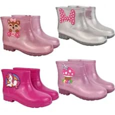 Bota Galocha Infantil Feminina Confortável Cano Baixo Botinha para Meninas Estilosa 19 ao 28
