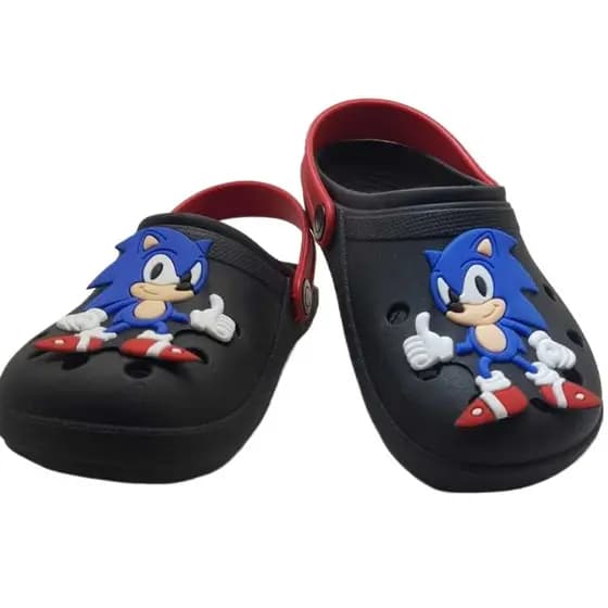 Babuche Menino Infantil Sonic Super Confortável