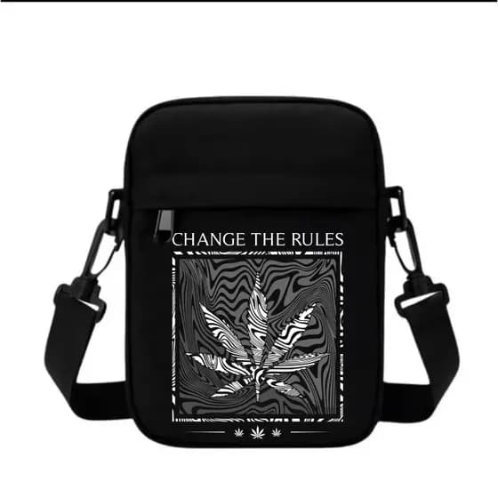 Mini Bag Transversal Nylon Shoulder Bag Masculino Feminino Envio Imediato