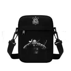 Shoulder Bag Times Transversal Unissex Mini Masculina e Feminina Promoção