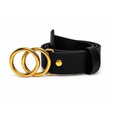 Cintos Femininos Redonda Dupla Dourada Largura 2,5cm Envio Rápido
