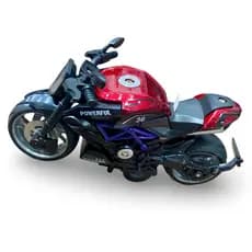 Moto Miniatura com Luzes e Sons Colecionável ️ 4 Opções de Cores