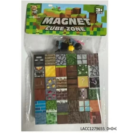 Blocos Cubos Magnéticos Montagem construção diversão todas idades bebe criança Brinquedos interativos educativos
