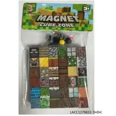 Blocos Cubos Magnéticos Montagem construção diversão todas idades bebe criança Brinquedos interativos educativos