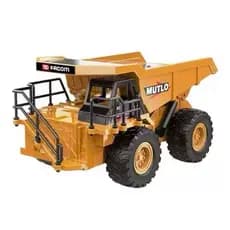 Miniatura Máquina De Construção Caminhão Basculante Metal E Plástico Fricção