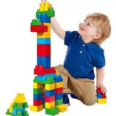 Blocos Brinquedo De Montar 55 Peças Grandes Infantil Criança - Samba Toys