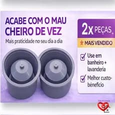 Adaptador Anti Odor para Ralos 10 cm – Kit com 2 Peças