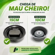 ✅ Kit de Adaptadores Anti Odor para Ralo 10cm e 15cm | Elimina Mau Cheiro | Fácil Instalação