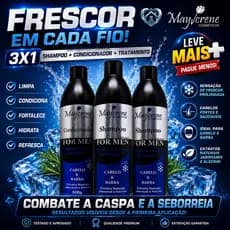 Kit For Men Cabelo & Barba Maycrene 3x1