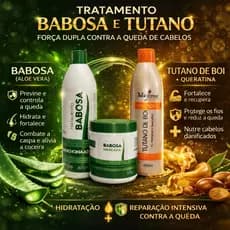 Kit Tratamento Tutano + Babosa Maycrene – Fortalecimento e Hidratação Completa