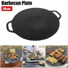 Churrasqueira Redonda Antiaderente Bandeja Para Churrasco Adequada Fogões Domésticos Ao Ar Livre