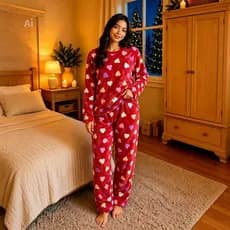 Pijama de Frio Feminino Soft Peluciado Inverno Conjunto Quentinho