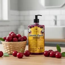 Sabonete Líquido Perolado Pitanga 1L Donnabelly-Fragrância exclusiva e Textura cremosa