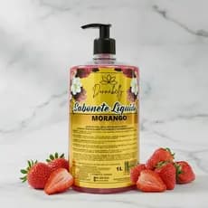 Sabonete Líquido Perolado Donnabelly Morango 1L -fragrância irresistível e marcante
