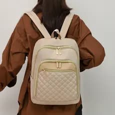 Bolsa mochila feminina da moda de Poliéster  impermeável