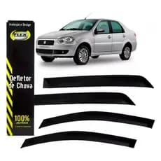 Defletor Calha De Chuva Fiat Siena 1996 A 2016  e Palio Weekend 1996 A 2020