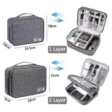 Bolsa De Armazenamento De Cabo De Dados Digital Multifuncional Viagem Necessário milly_shop_brasil