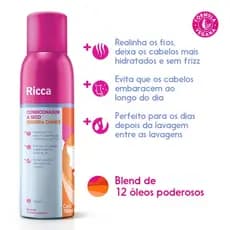 Condicionador A Seco Segunda Chance Desembaraçante Ricca 150ml