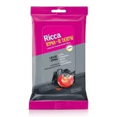 Lenço de Limpeza Facial Detox Carvão + Tomate Ricca 25 und