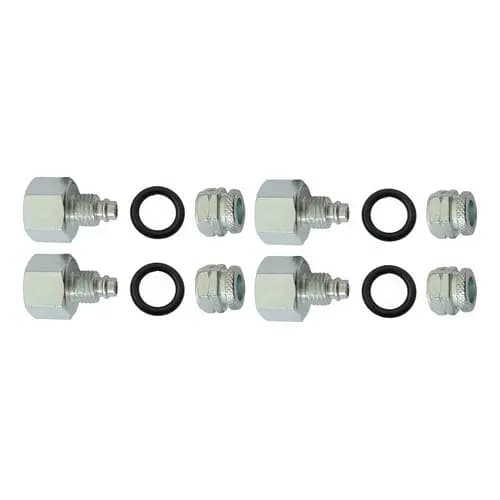 4 Bico De Ar Direto 7/16 Macho X 1.1/2 X M16 Fêmea