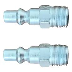 Kit 2 Pinos Adaptadores Macho Rosca 1/4 Para Engate Rápido