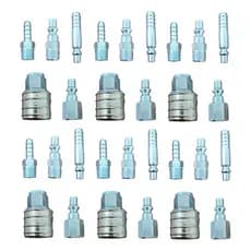 6 Kit Compressor De Ar Engate Rápido 1/4  + 4 Pinos Engate