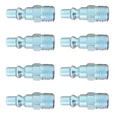 Kit 8 Pinos Adaptadores Macho Rosca 1/4 Para Engate Rápido