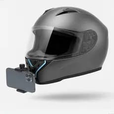 Suporte De Celular Para Capacete De Moto Câmera Gopro Insta360 Sjcam iPhone Ideal Para Filmar