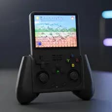 Grip de Mão Ergonômico Para Console R36S Pegada Segura e Estavel Como Controle Acessorios R36S