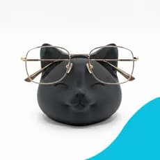 Suporte De Óculos Gatinho Sorrindo 3D Decoração Suporte Oculos Mesa Organizador Presente Criativo