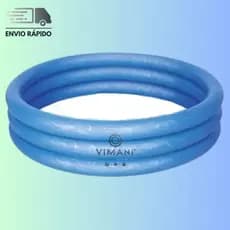 Piscina Infantil 140 Litros Inflavel Para Criança Menino Menina Vermelha Ou Azul