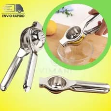 Espremedor De Limão Inox Manual 20cm De Espremer Frutas Menores Para Drinks Bebidas Saladas Sucos
