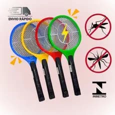 Raquete Elétrica Bivolt 110v 220v De Matar Mosquito Recarregável Pernilongo Muriçoca Mosca Eficiente