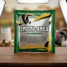 Imuno-Aves 400g - Medicamento Preventivo para Galinhas e Aves Tratamento Agropecuária Saúde Animal