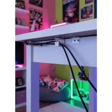 KIT Organizadores de Cabos de Mesa - Organizadores de Fio - Home Office - Setup Gamer