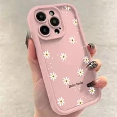 Pequena flor adorável Capinha Capa Samsung A14 A15 A54 A55 A05S A16 A07 A17 S22 S23 S25 FE Ultrac Silicone Anti-impacto