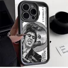Capinha Capa Para iPhone 11 12 13 14 15 16 Pro Max Plus 17 AIR PRO MAX XR Moeda Silicone Anti-impacto