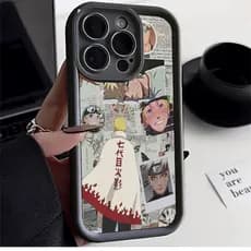 Capinha Capa Anime Naruto Uzumaki Para IPHONE 13 11 15 14 12 16 17 PRO MAX AIR X XR XS MAX 14 15 16 PLUS Anti-impacto