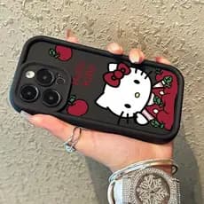 Hello Kitty TPU anti-impacto Capinha Capa Para Redmi Note 12 13 14 12C 13C 14C A5 POCO X7 X6 Pro F6 F7 mi 14 15T