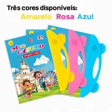 Livro Interativo com Som Infantil Bilíngue Português Inglês Multi Temas Toque Educativo Aprendizagem