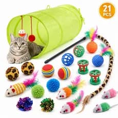 Funny Cat Tunnel Kit / Plush Stick / Mouse / Various Toy Combinations