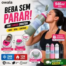 Belifou Garrafa Térmica Owala De Para Esportes E Condicionamento Físico Ao Ar Livre