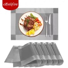 Belifou KIT 6 Jogo De Americano Mesa Jantar 45cm*30cm