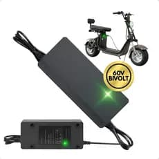 Carregador De Bateria 67.2v 2 Amp Scooter Eletrica Citycoco Alta Qualidade