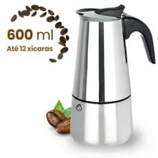 Cafeteira Italiana Aço Inox 4/6/9/12 Xícaras Café Expresso
