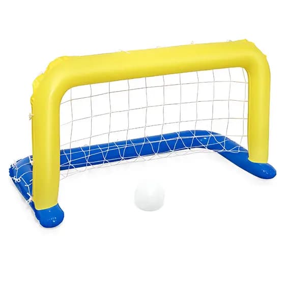 Gol Trave de Futebol/Polo Aquático Piscina + Bola Inflável