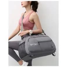 bolsa feminina fitness esportiva de academia nylon impermeável casual