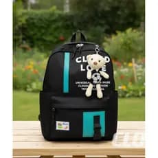 Mochila Feminina e Masculina Escolar Passeio Coreano Grande Capacidade Com Chaveiro Impermeável